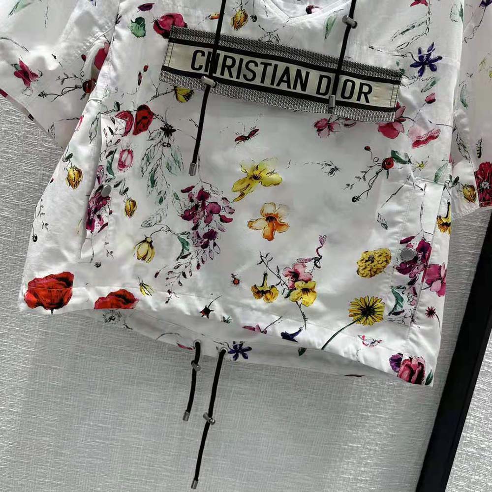 Dior Women Short-Sleeved Hooded Short Anorak - image 8