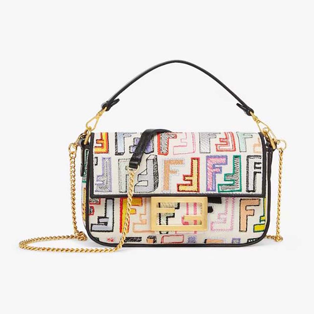 Front view of Fendi Women Baguette Mini Chinese Valentine’s Day Limited Edition Bag