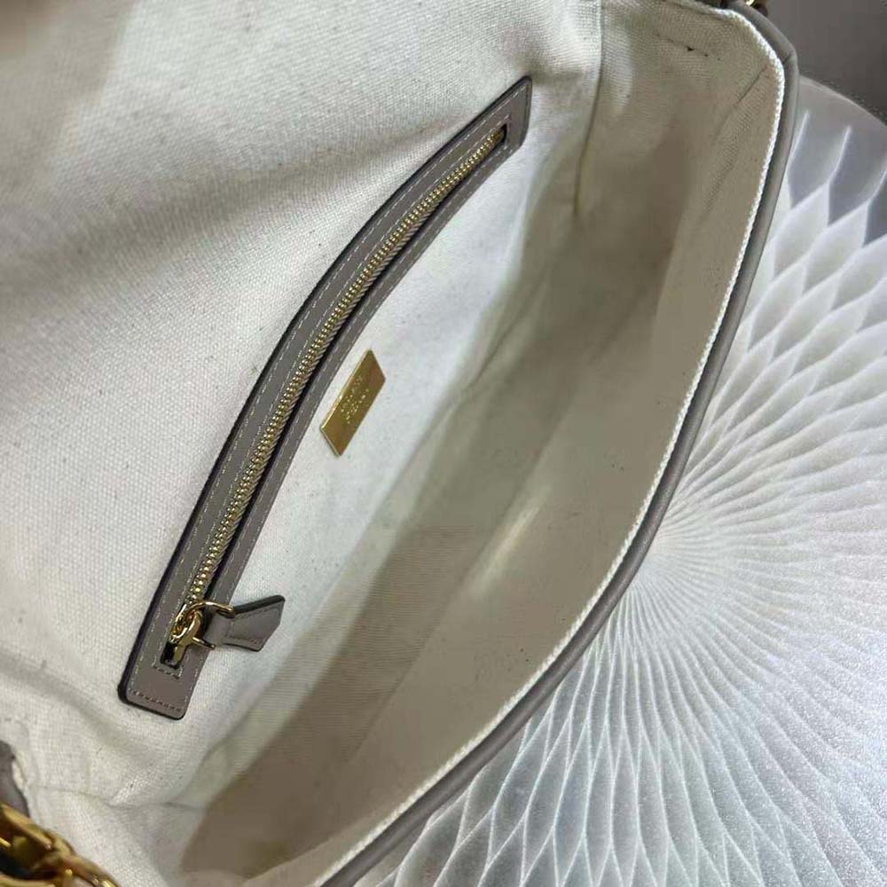 Fendi Women Baguette Multicolour Canvas Bag with FF Embroidery - image 7