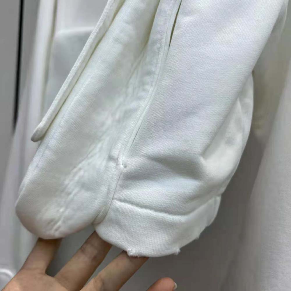 Fendi Women White Jersey Fendi by Marc Jacobs Sweatshirt - image 7
