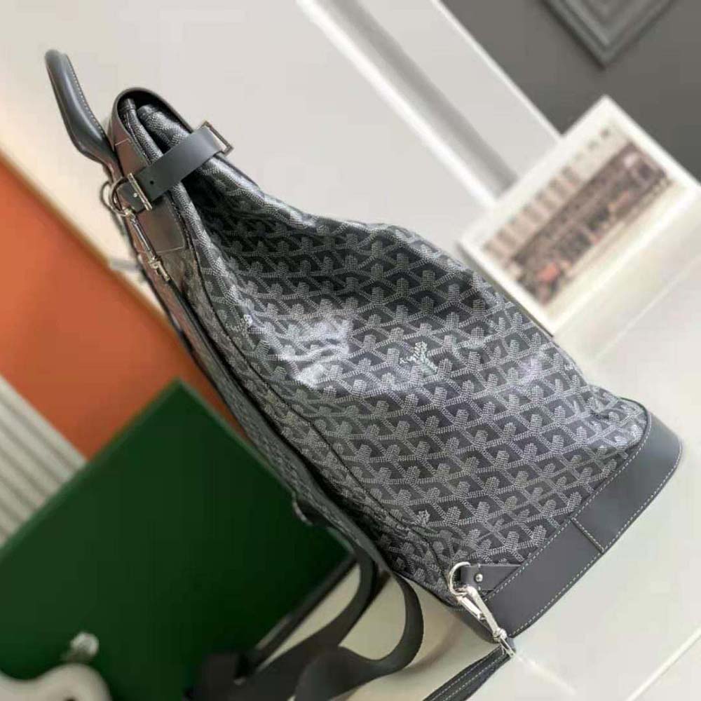 Goyard Unisex Steamer PM Bag Has Four Half-circle Studs-Silver - image 4