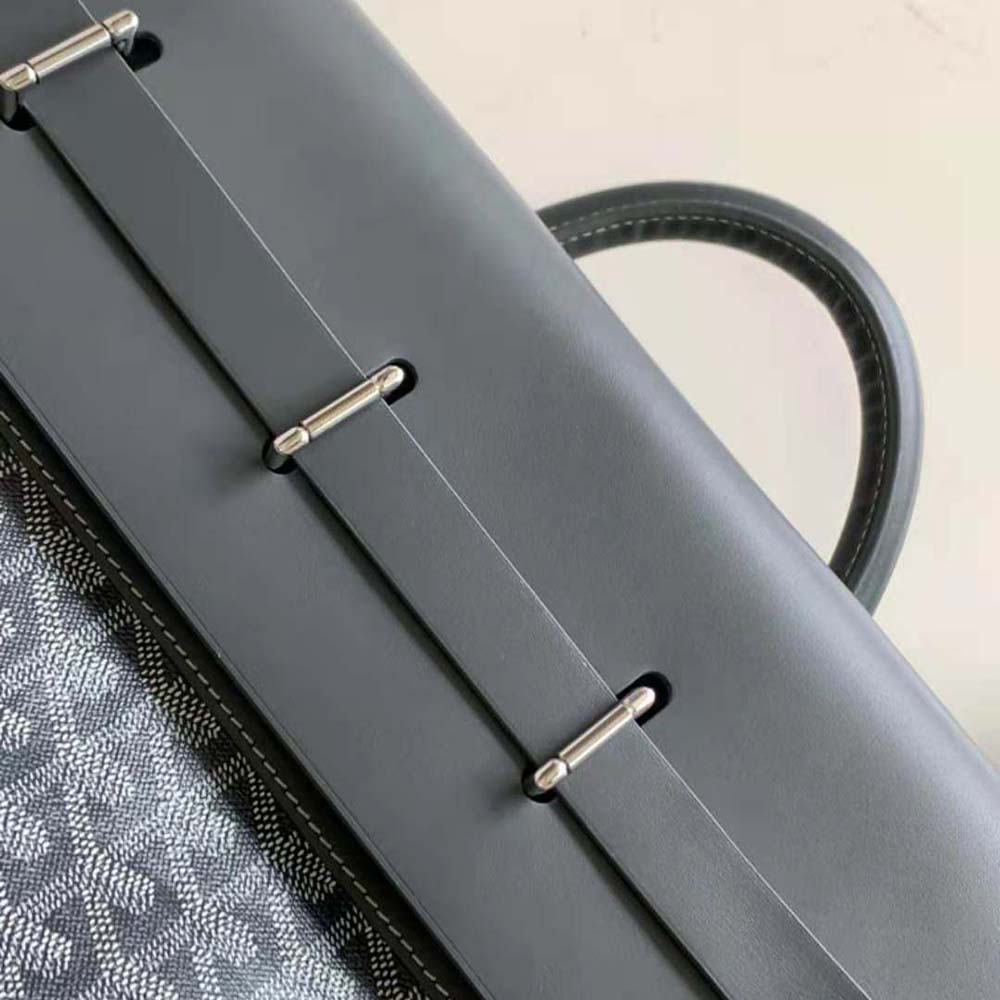 Goyard Unisex Steamer PM Bag Has Four Half-circle Studs-Silver - image 7