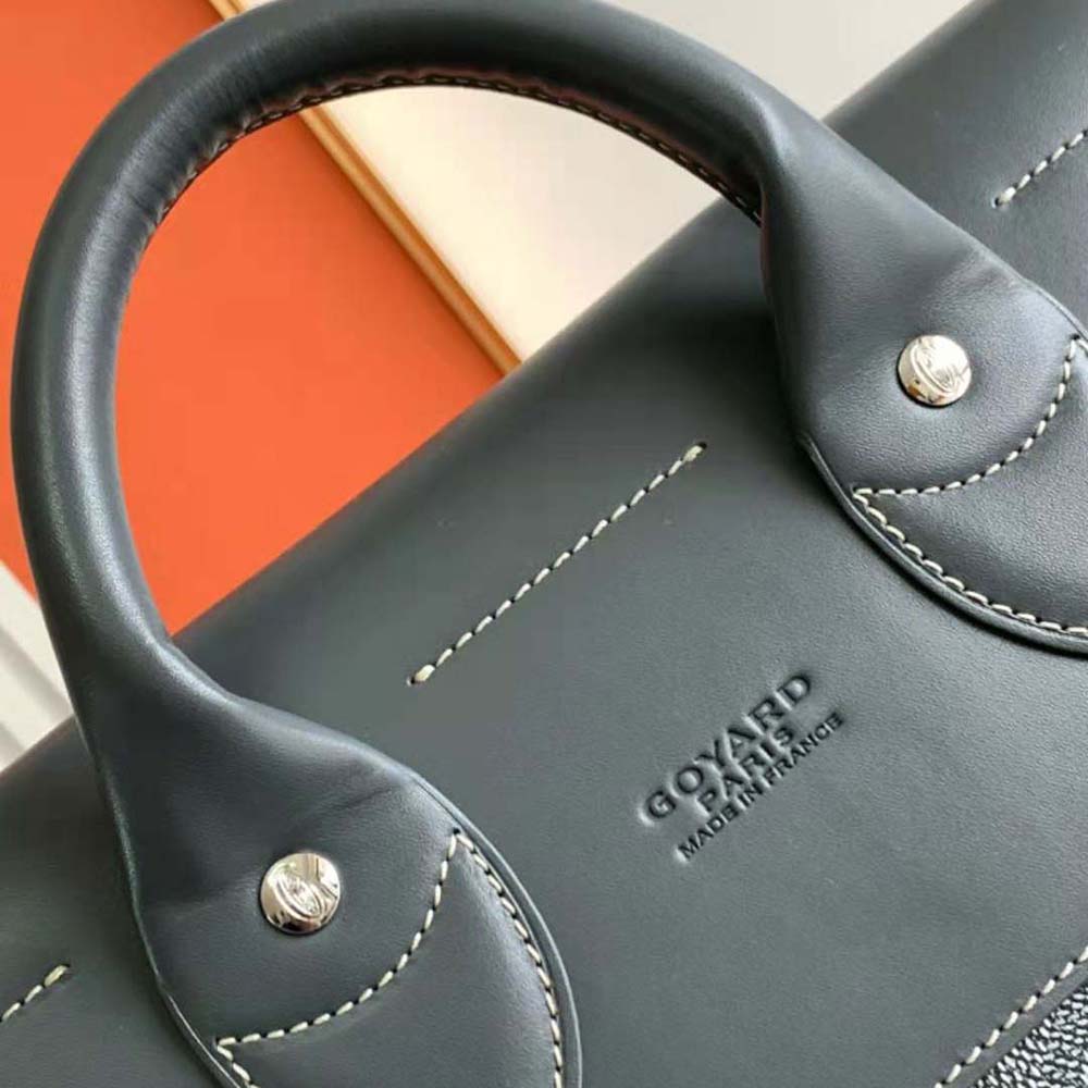 Goyard Unisex Steamer PM Bag Has Four Half-circle Studs-Silver - image 6