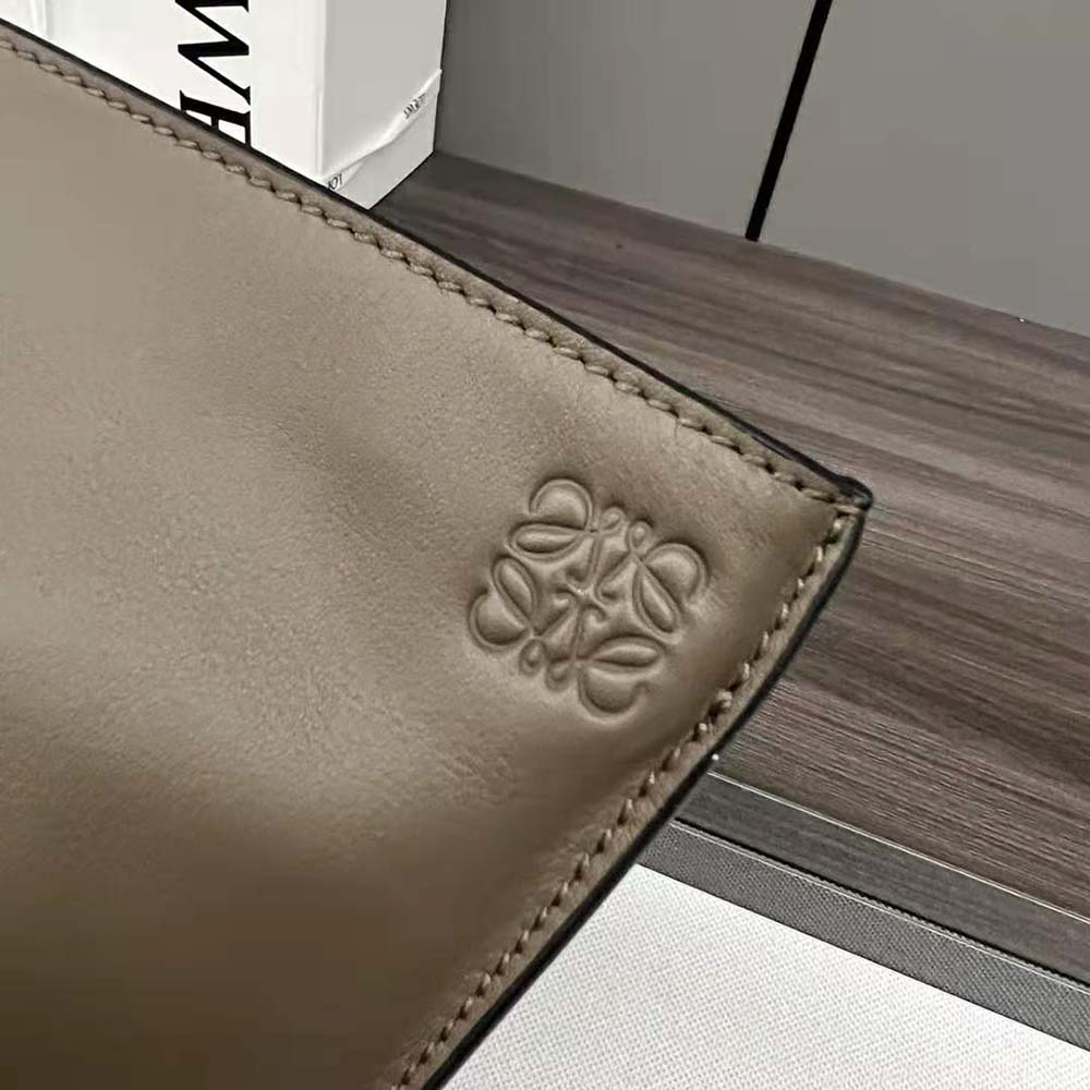 Loewe Men Anton Sling in Supple Smooth Calf and Jacquard-Brown - image 8