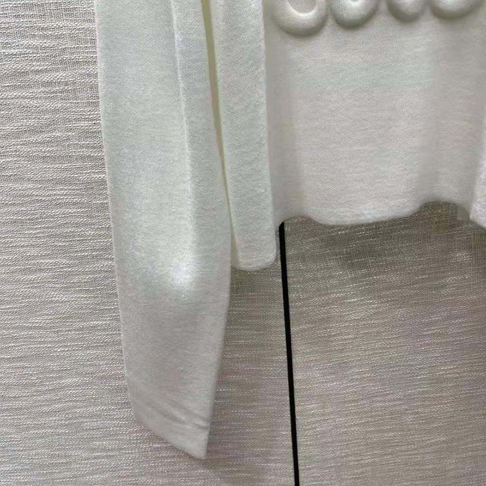 Loewe Women Anagram Sweater in Wool-White - image 9