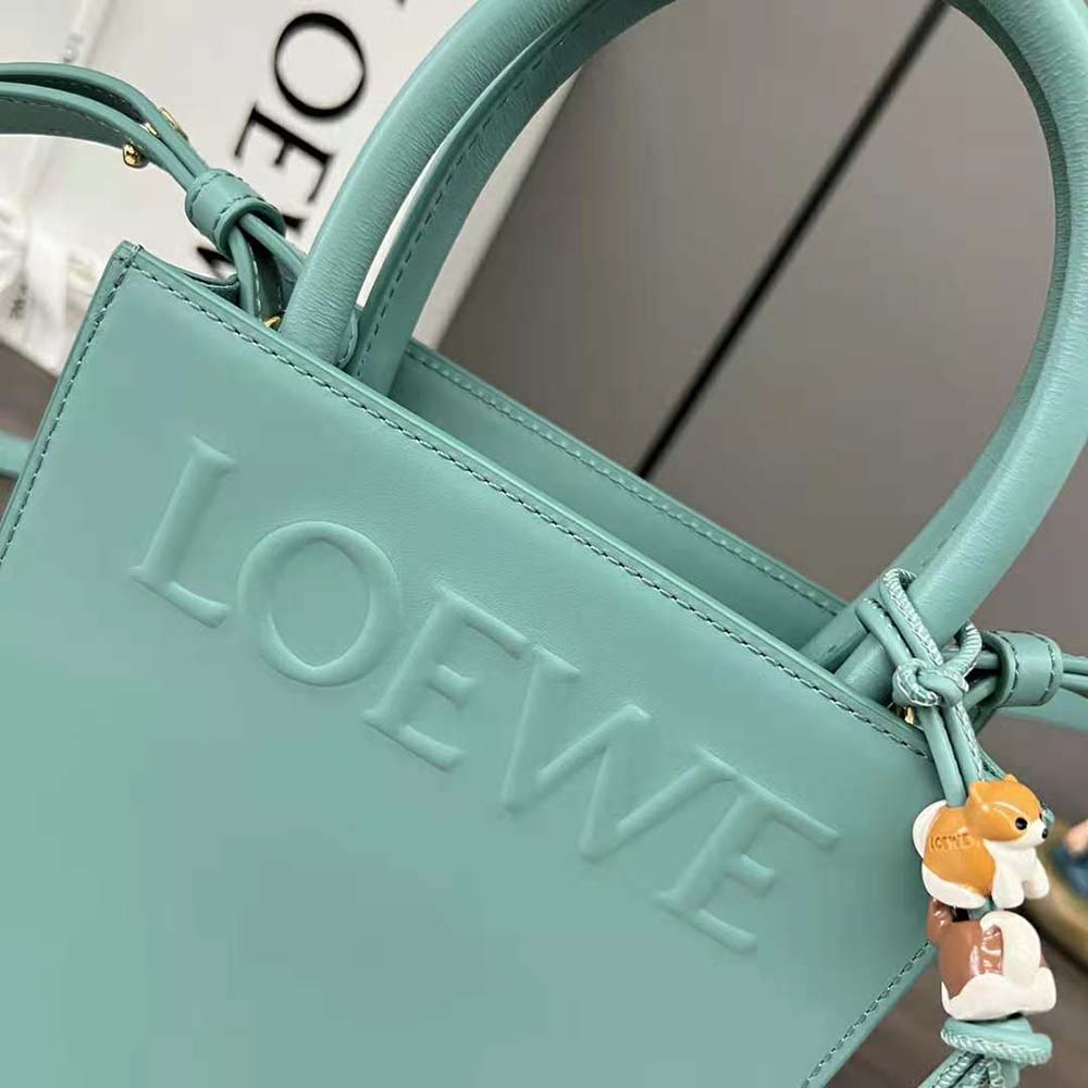 Loewe Women Standard A5 Tote in Sleek Calfskin-Aqua - image 7