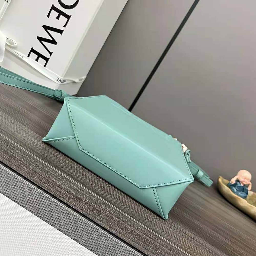 Loewe Women Standard A5 Tote in Sleek Calfskin-Aqua - image 5