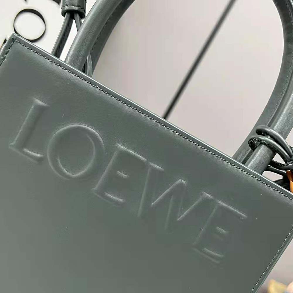 Loewe Women Standard A5 Tote in Sleek Calfskin-Green - image 6