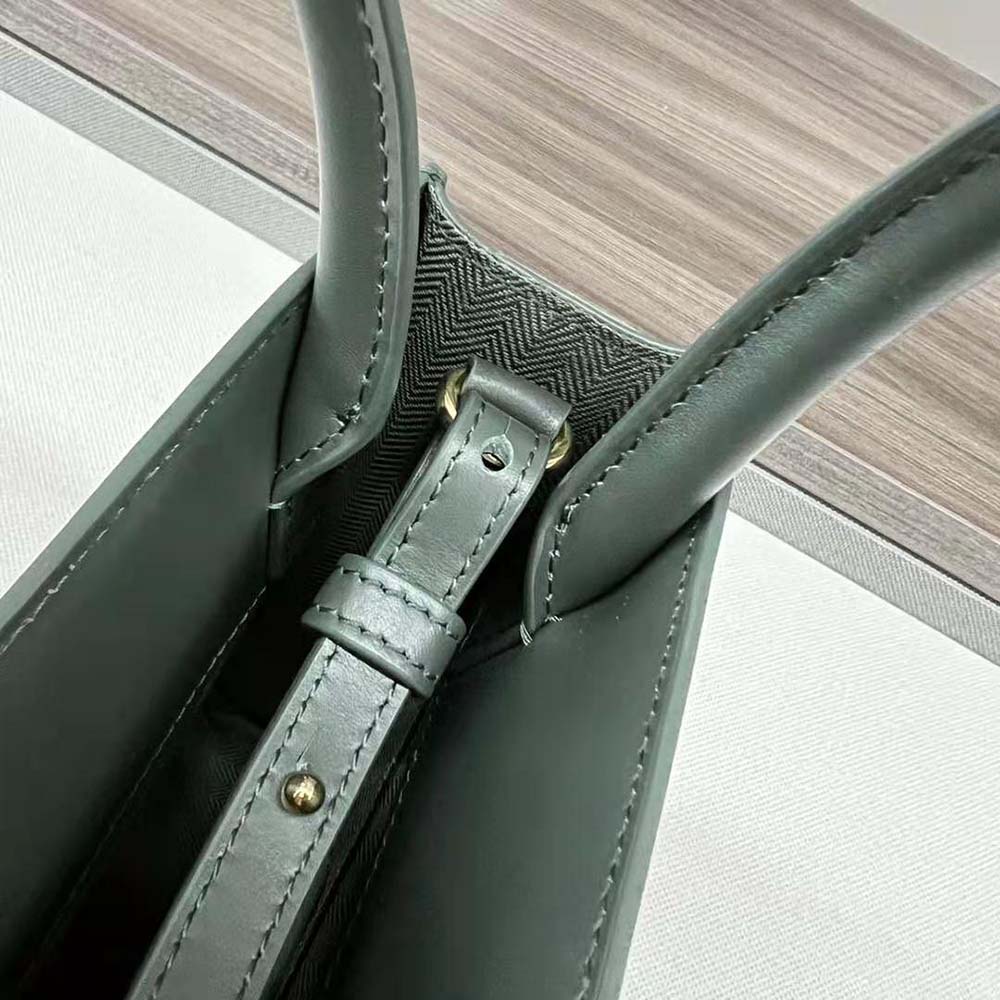 Loewe Women Standard A5 Tote in Sleek Calfskin-Green - image 8