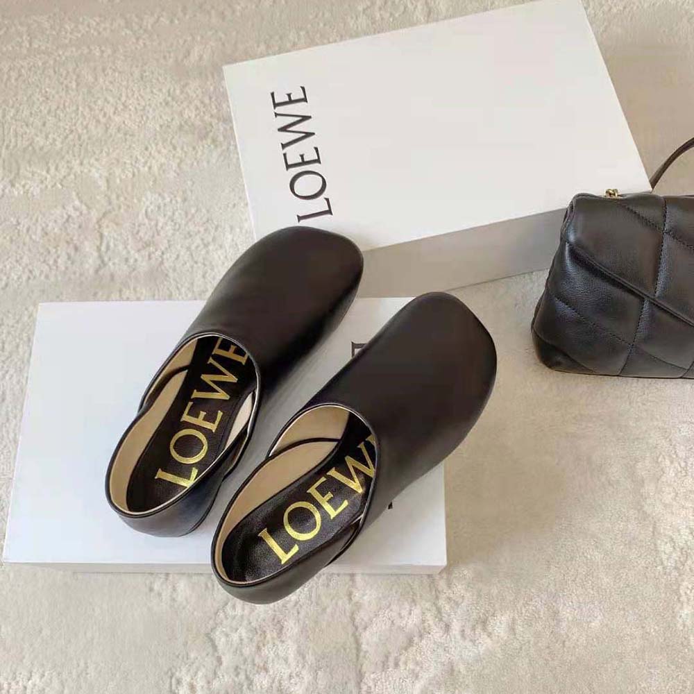 Loewe Women Toy Slipper in Goatskin-Black - image 4