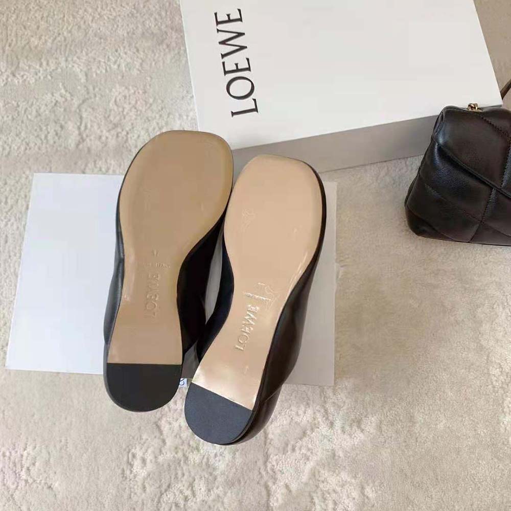 Loewe Women Toy Slipper in Goatskin-Black - image 9