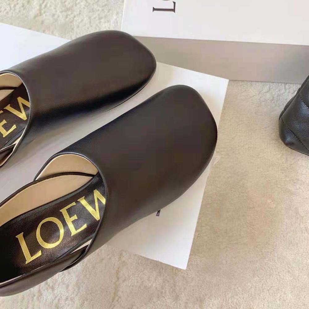 Loewe Women Toy Slipper in Goatskin-Black - image 7