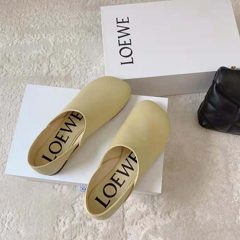 Top-down angle of Loewe Women Toy Slipper highlighting slip-on design