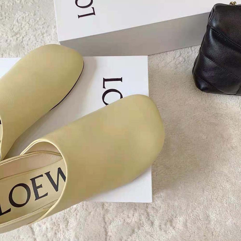 Loewe Women Toy Slipper in Goatskin-Yellow - image 8