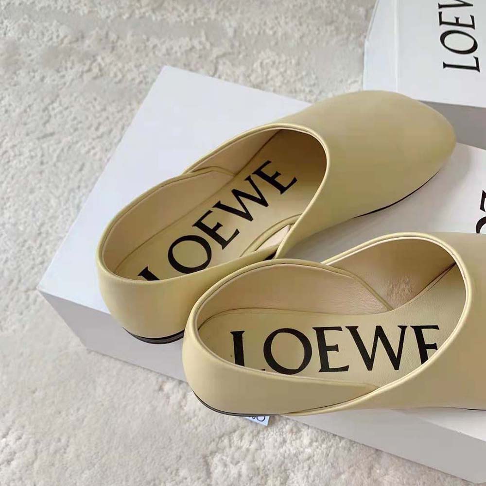 Loewe Women Toy Slipper in Goatskin-Yellow - image 7