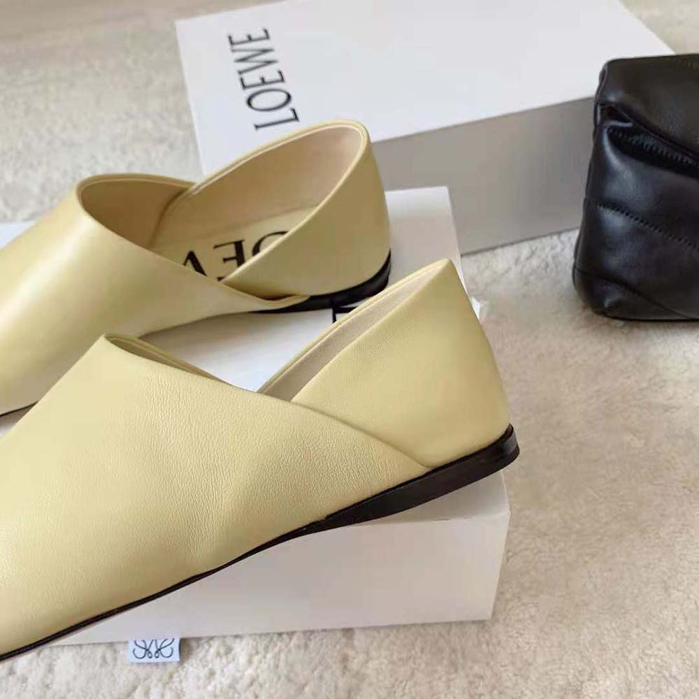 Loewe Women Toy Slipper in Goatskin-Yellow - image 6