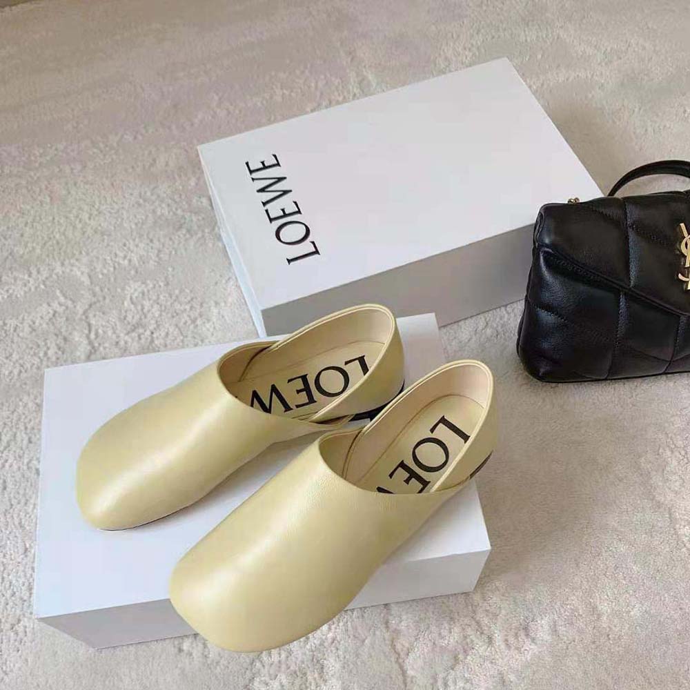 Loewe Women Toy Slipper in Goatskin-Yellow - image 5