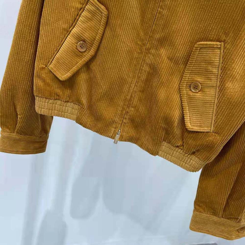 Miu Miu Women Corduroy Blouson Jacket-Brown - image 10