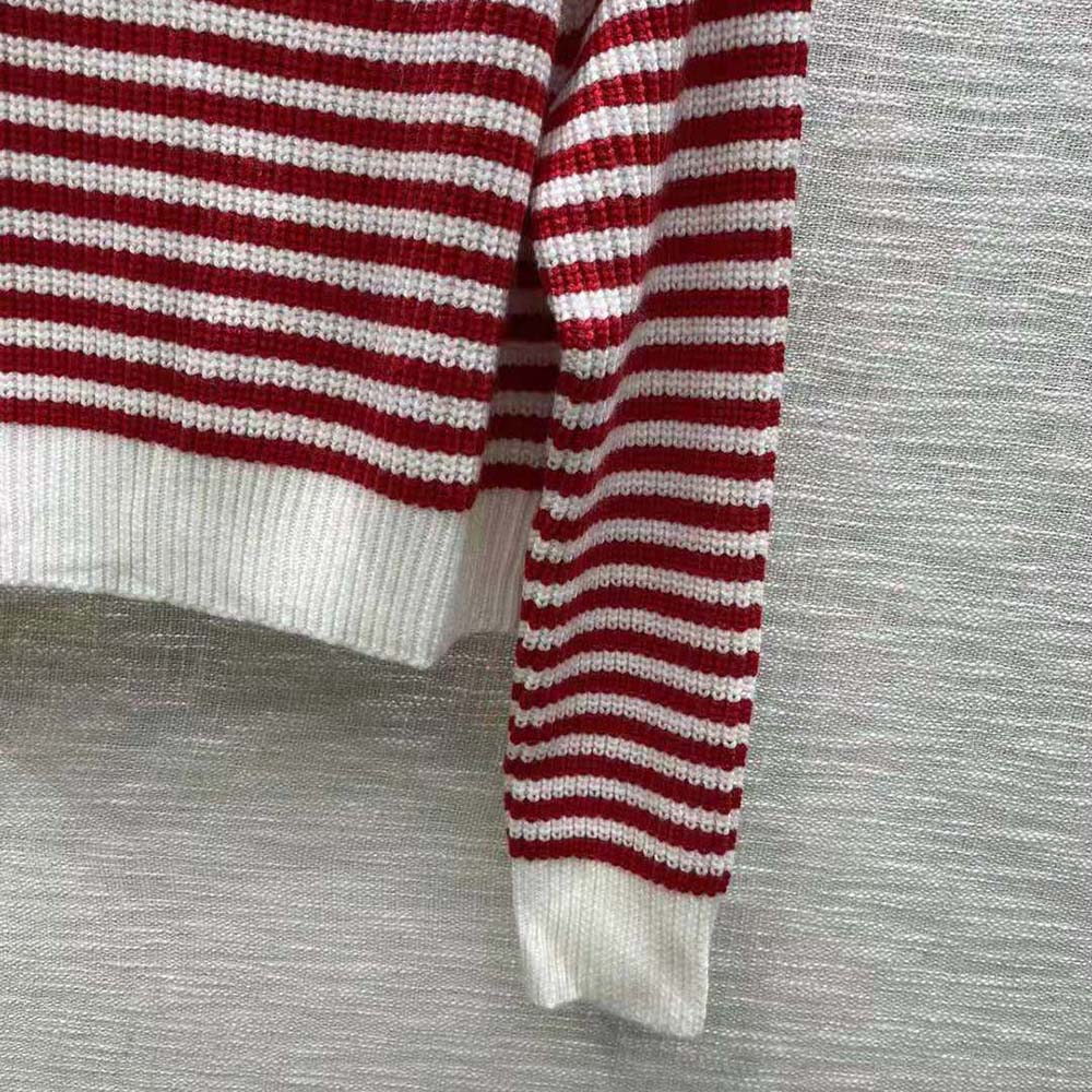 Miu Miu Women Cotton and Cashmere Sweater-Red - image 9