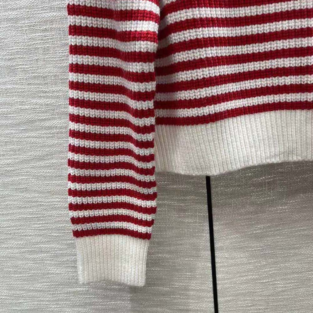 Miu Miu Women Cotton and Cashmere Sweater-Red - image 8