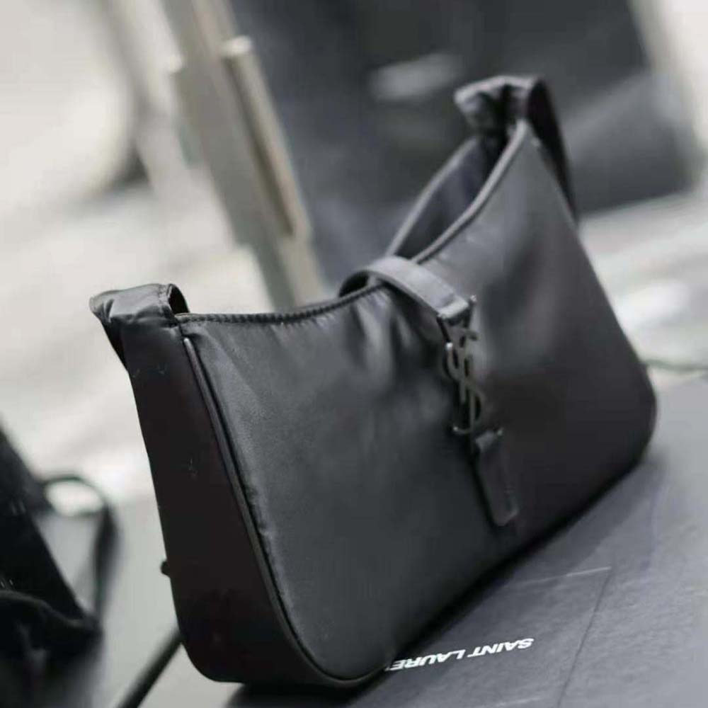 Saint Laurent YSL Men Le 5 à 7 Crossbody Bag in Econyl® Regenerated Nylon-Black - image 6