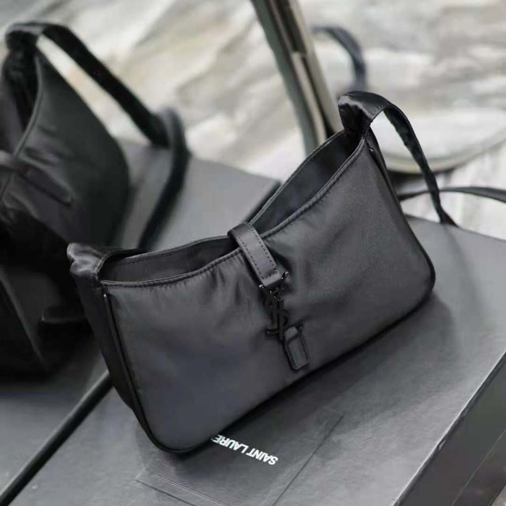 Saint Laurent YSL Men Le 5 à 7 Crossbody Bag in Econyl® Regenerated Nylon-Black - image 5