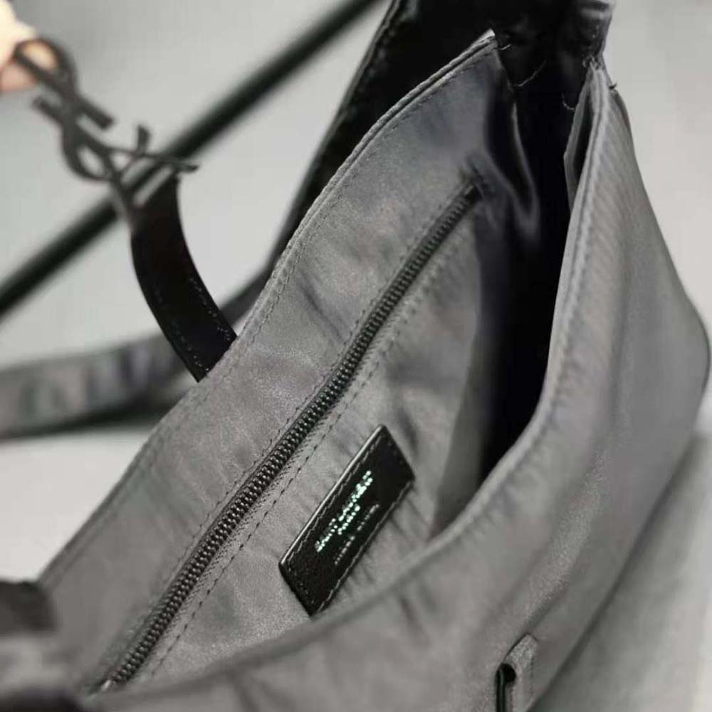 Saint Laurent YSL Men Le 5 à 7 Crossbody Bag in Econyl® Regenerated Nylon-Black - image 10
