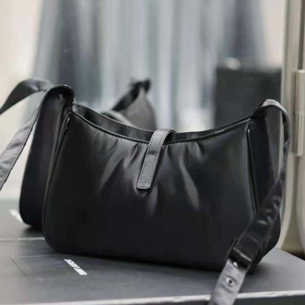 Saint Laurent YSL Men Le 5 à 7 Crossbody Bag in Econyl® Regenerated Nylon-Black - image 4