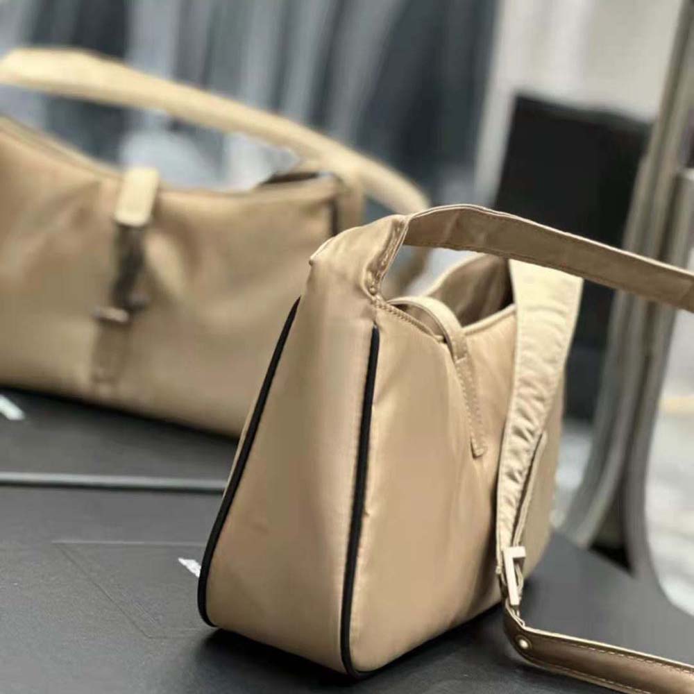 Saint Laurent YSL Men Le 5 à 7 Crossbody Bag in Econyl® Regenerated Nylon-Brown - image 7