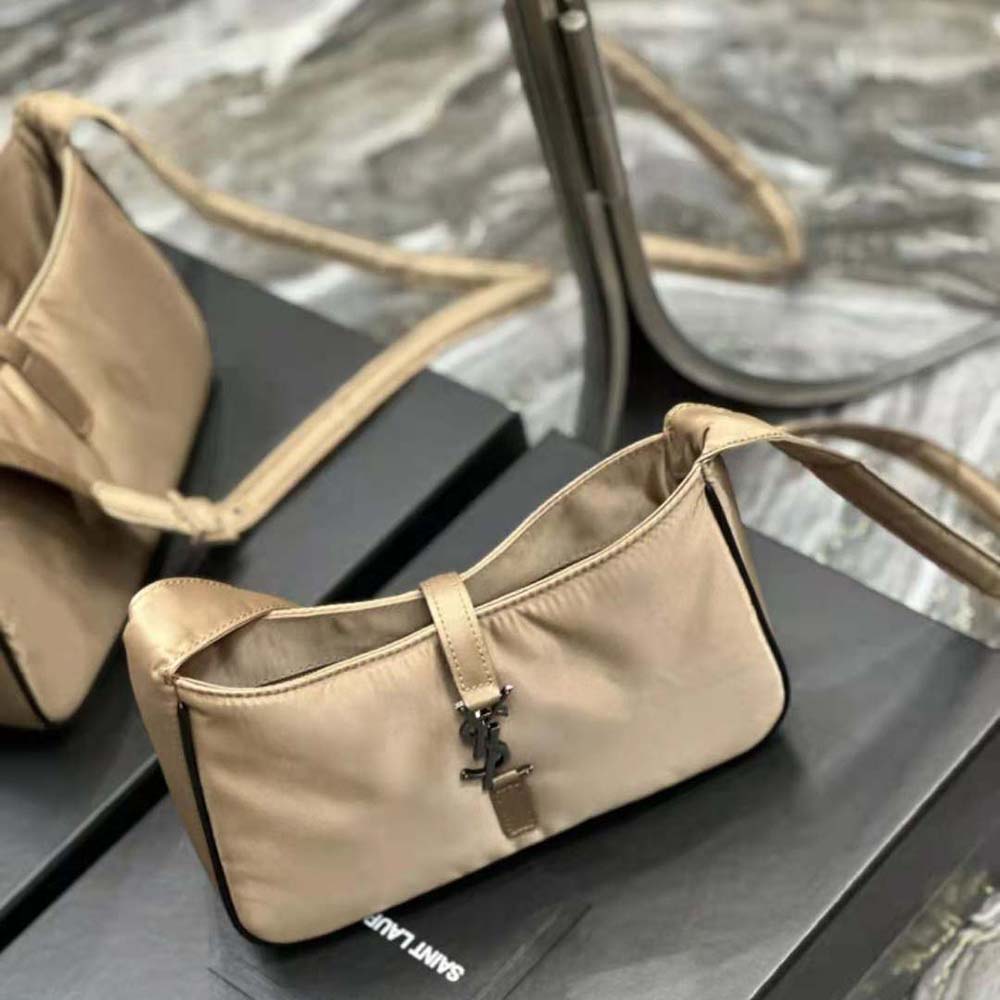 Saint Laurent YSL Men Le 5 à 7 Crossbody Bag in Econyl® Regenerated Nylon-Brown - image 6