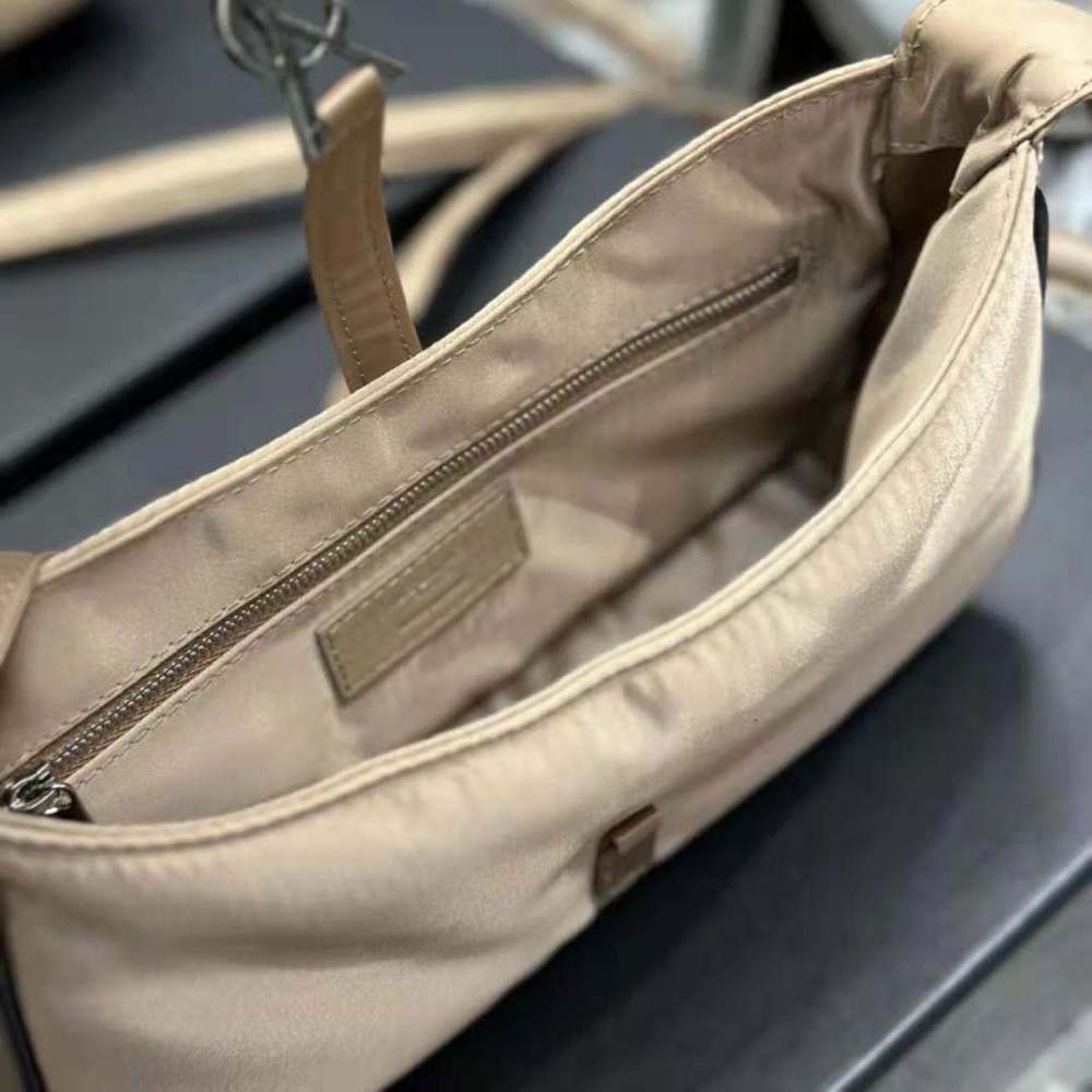 Saint Laurent YSL Men Le 5 à 7 Crossbody Bag in Econyl® Regenerated Nylon-Brown - image 10
