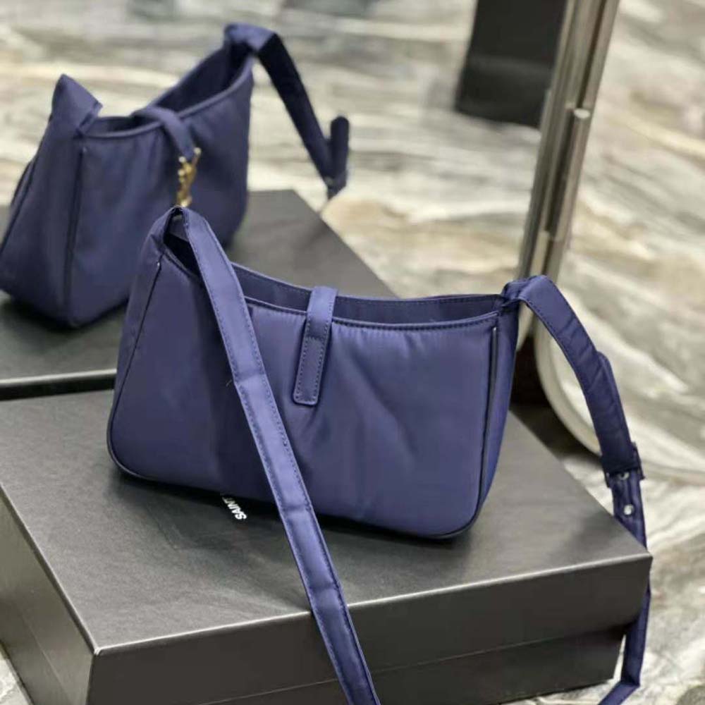 Saint Laurent YSL Men Le 5 à 7 Crossbody Bag in Econyl® Regenerated Nylon-Navy - image 6