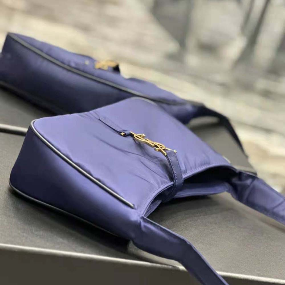 Saint Laurent YSL Men Le 5 à 7 Crossbody Bag in Econyl® Regenerated Nylon-Navy - image 9