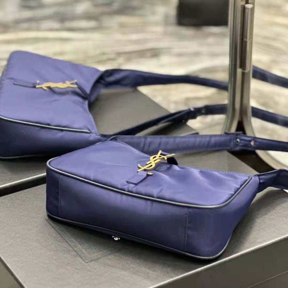 Saint Laurent YSL Men Le 5 à 7 Crossbody Bag in Econyl® Regenerated Nylon-Navy - image 8