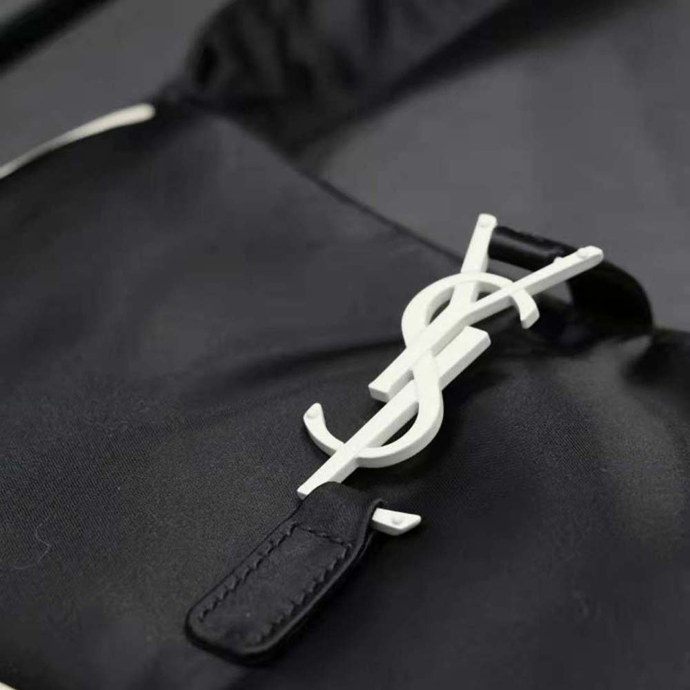 Saint Laurent YSL Men Le 5 à 7 Crossbody Bag in Econyl® Regenerated Nylon-White - image 9