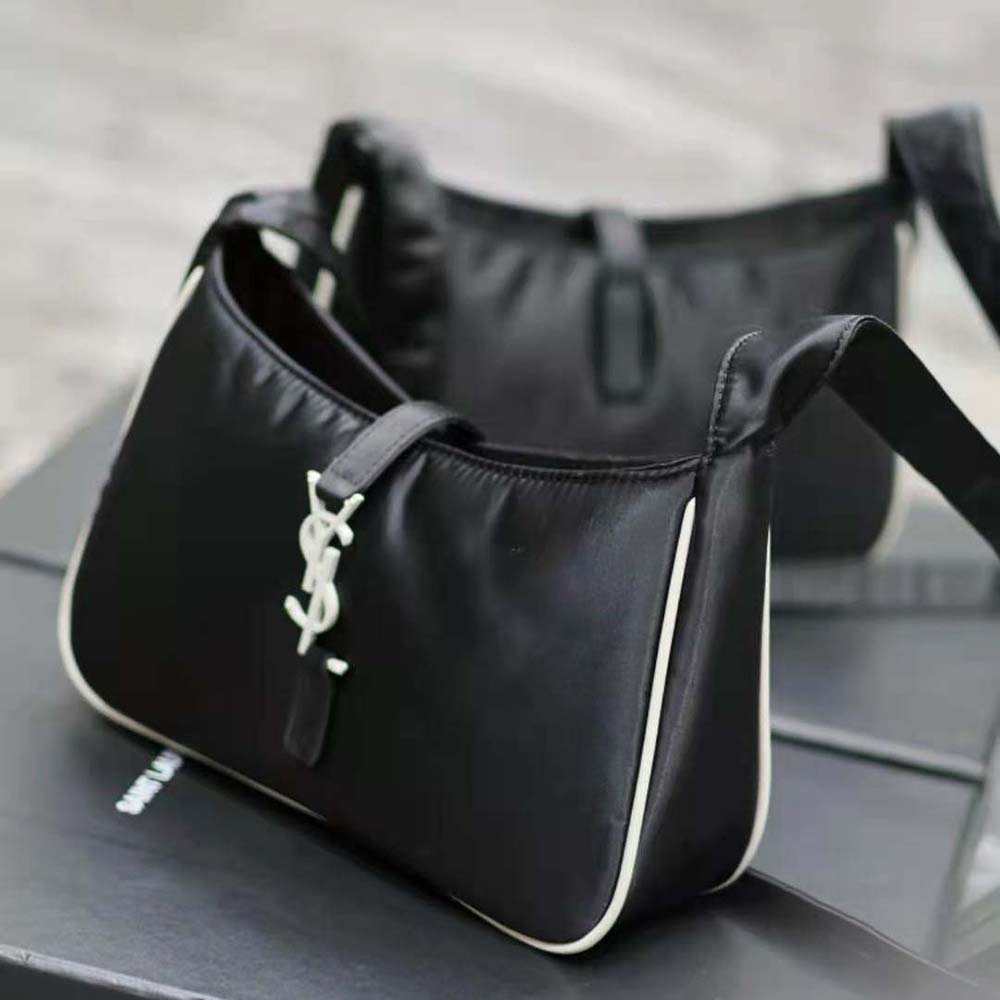 Saint Laurent YSL Men Le 5 à 7 Crossbody Bag in Econyl® Regenerated Nylon-White - image 5