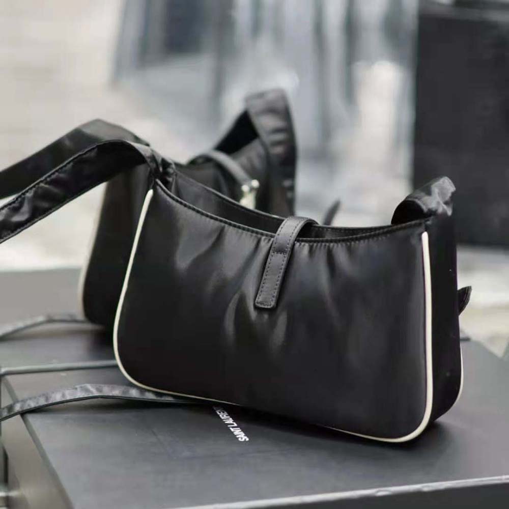 Saint Laurent YSL Men Le 5 à 7 Crossbody Bag in Econyl® Regenerated Nylon-White - image 6