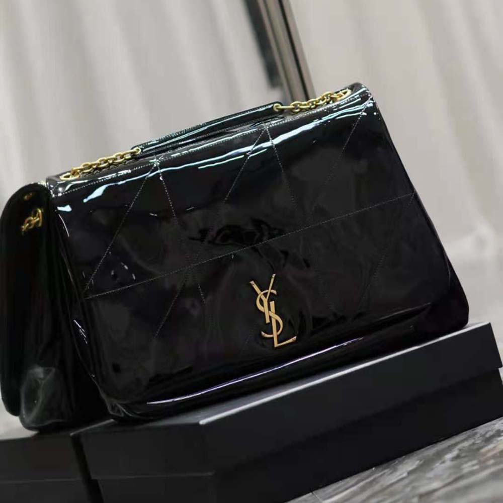 Side profile showing slim silhouette of Saint Laurent YSL Women Jamie 4.3 bag