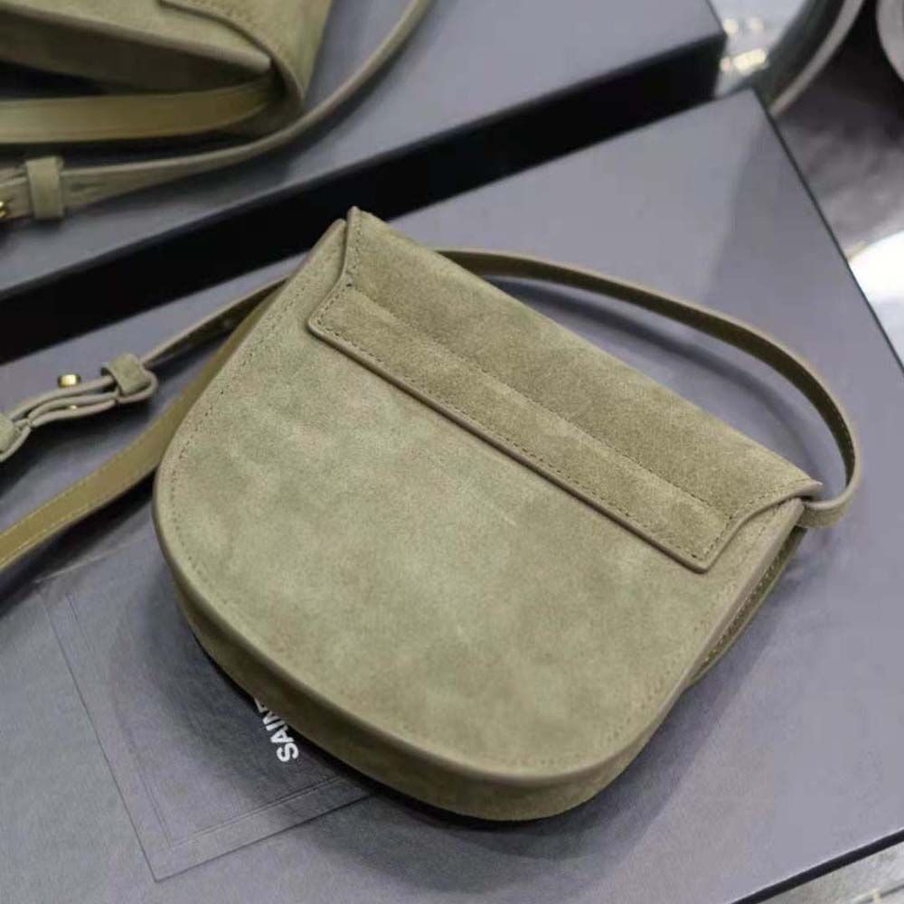 Saint Laurent YSL Women Kaia Small Satchel in Suede - image 5