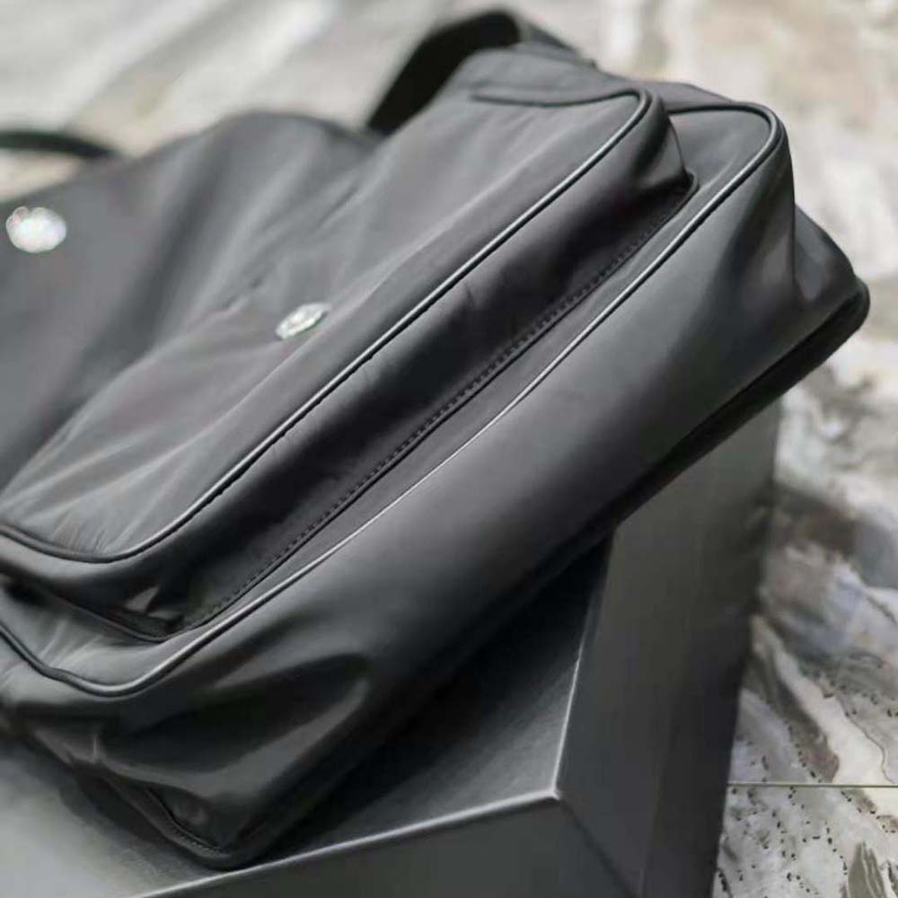 Saint Laurent YSL Women Niki Messenger in Econyl®-Black - image 8