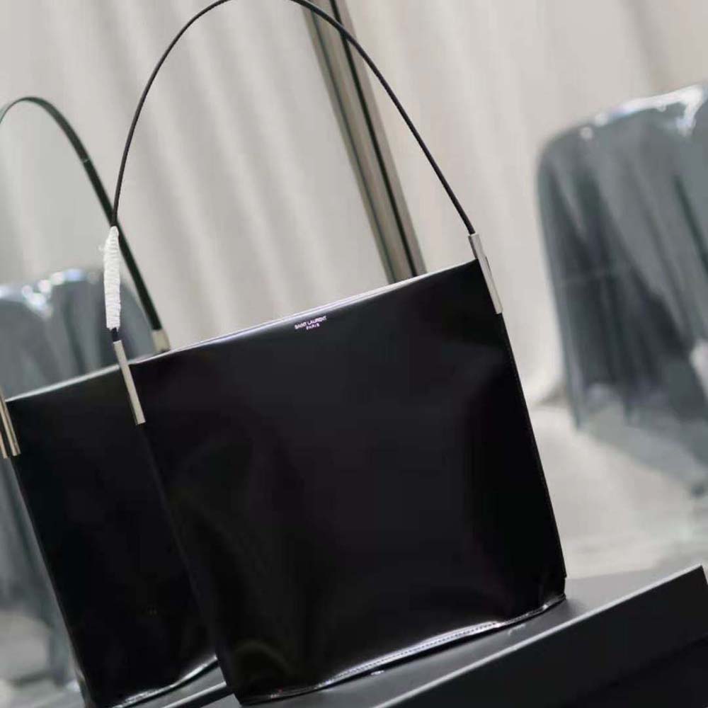Saint Laurent YSL Women Suzanne Rigid Shoulder Bag in Shiny Leather - image 5