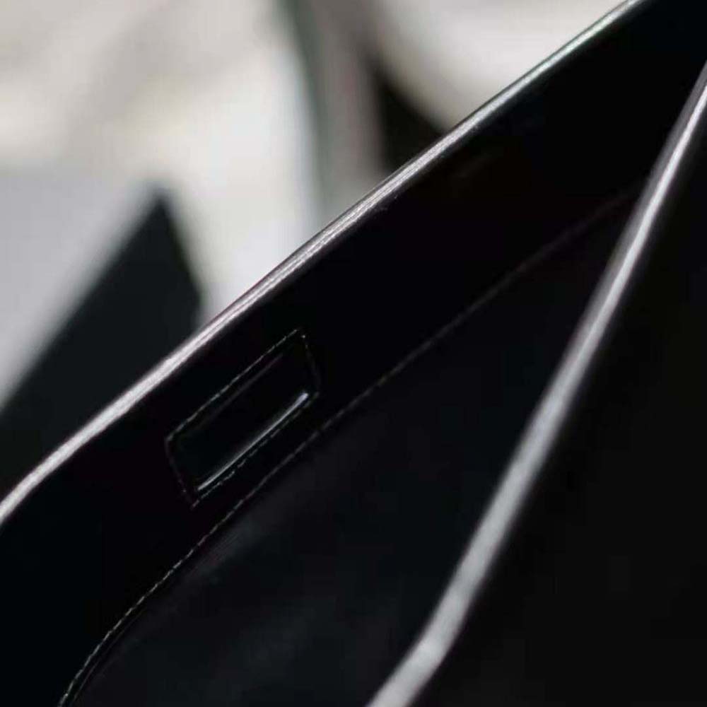 Saint Laurent YSL Women Suzanne Small in Shiny Leather-Black - image 9