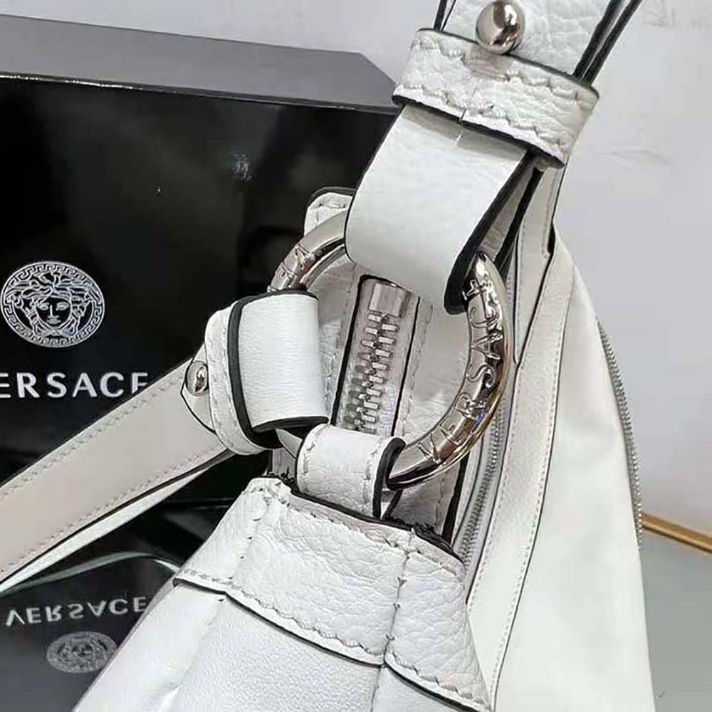 Versace Women Repeat Hobo Bag-White - image 8