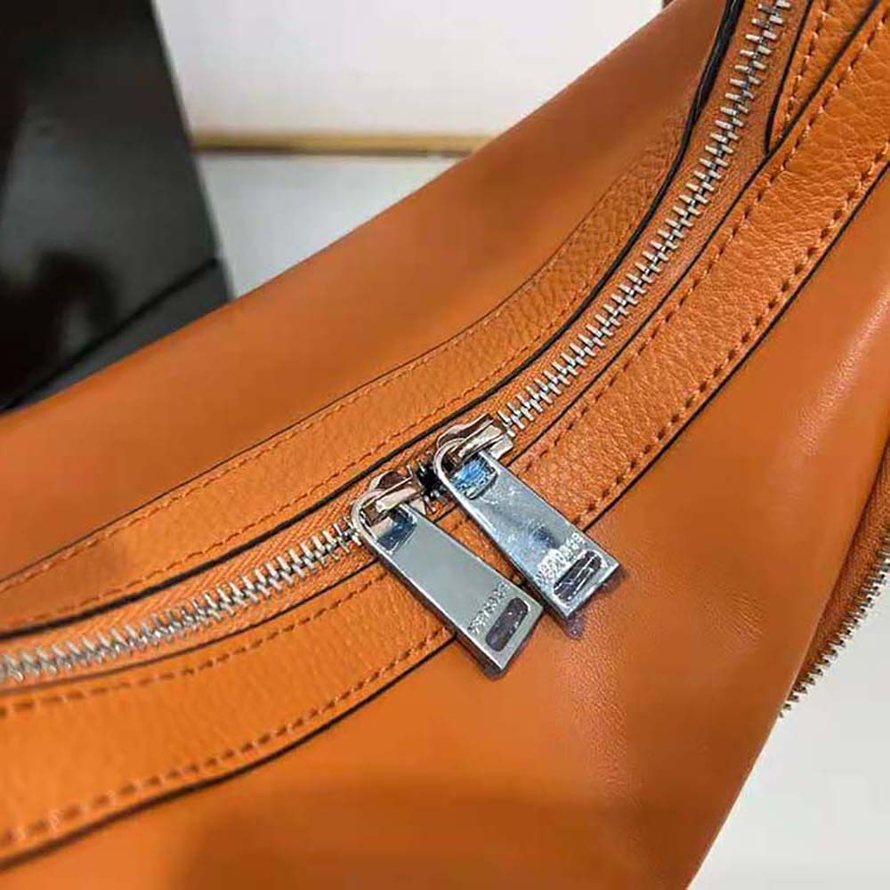 Versace Women Repeat Small Hobo Bag-Orange - image 9