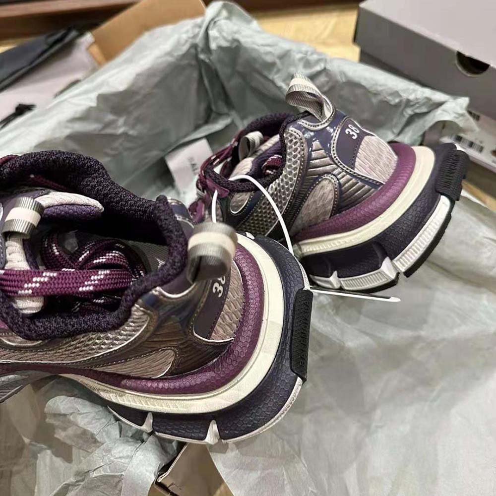 Balenciaga Women 3XL Sneaker in Purple and Grey Mesh and Polyurethane - image 7