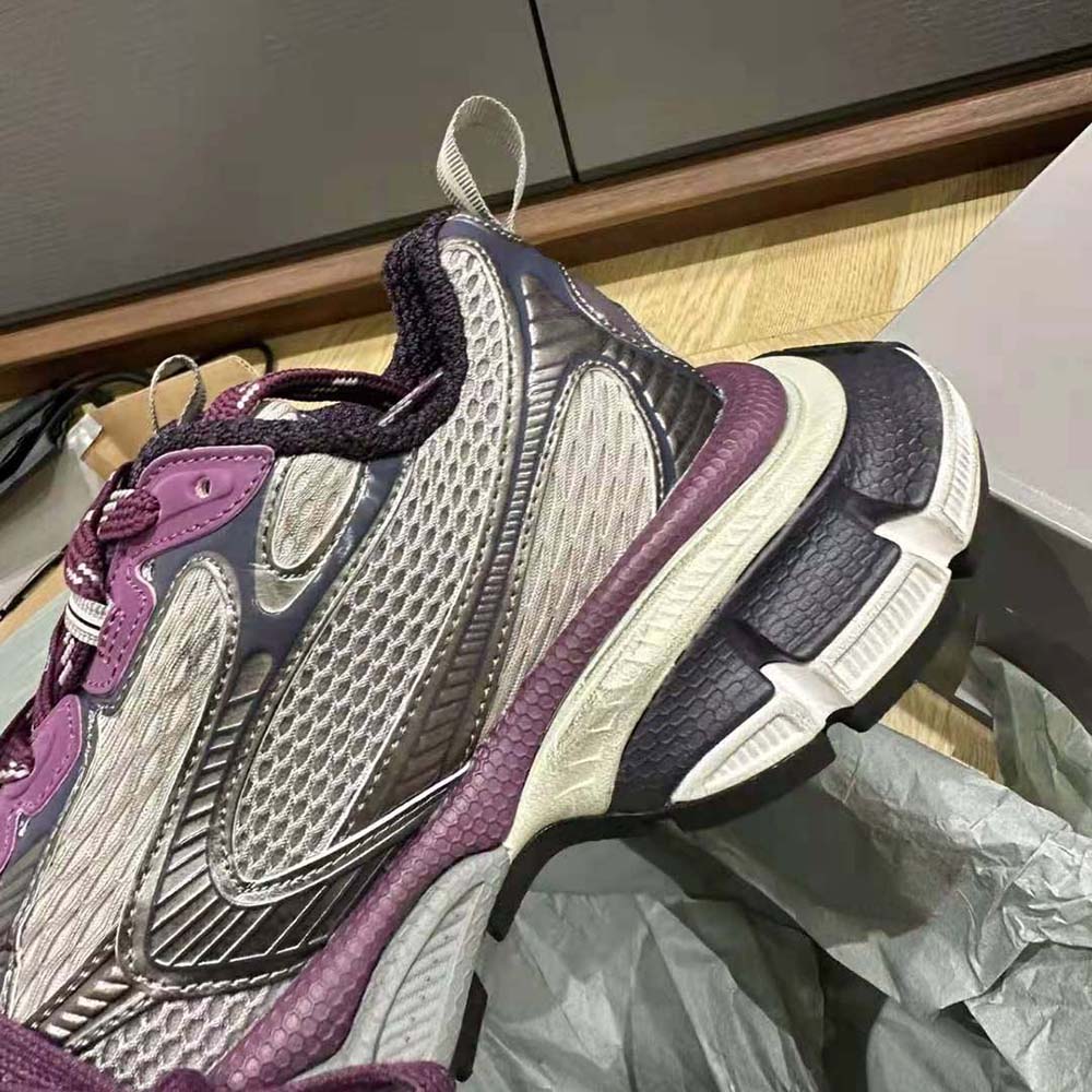 Balenciaga Women 3XL Sneaker in Purple and Grey Mesh and Polyurethane - image 10