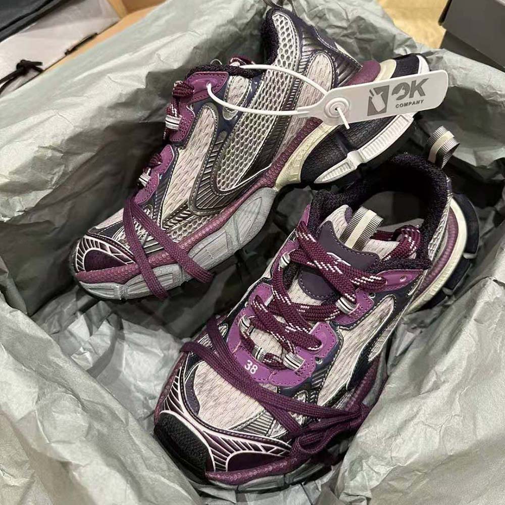 Balenciaga Women 3XL Sneaker in Purple and Grey Mesh and Polyurethane - image 5