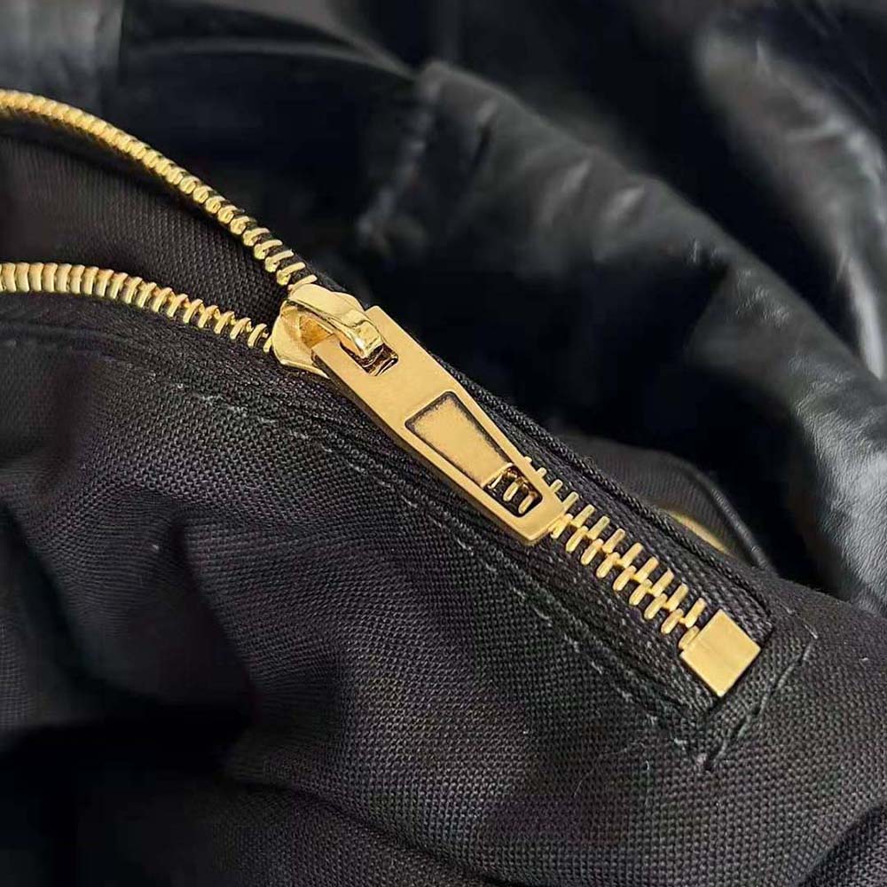 Balenciaga Women Crush Small Tote Bag in Black Crushed Calfskin - image 7