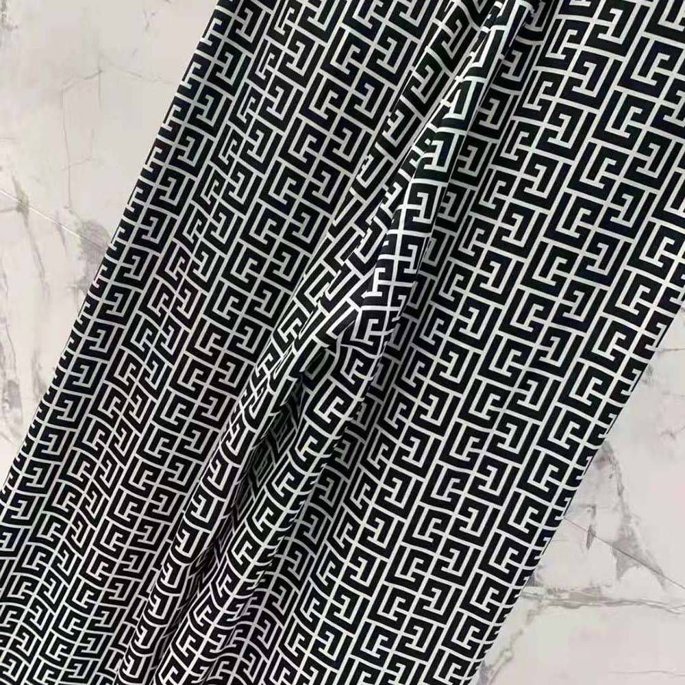 Balmain Women Monogrammed Flowing Trousers - image 7