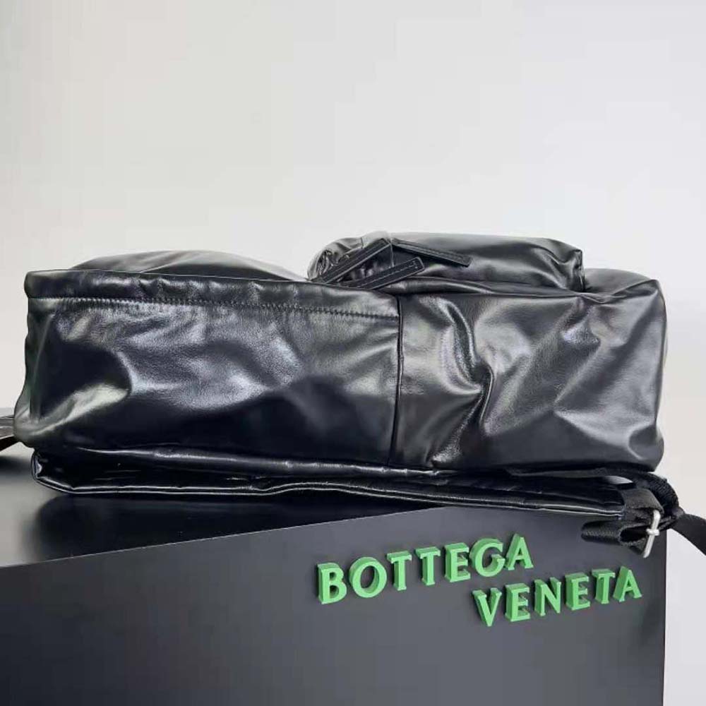 Bottega Veneta Men Medium Archetype Backpack Crafted from Supple Lambskin Leather-Black - image 5
